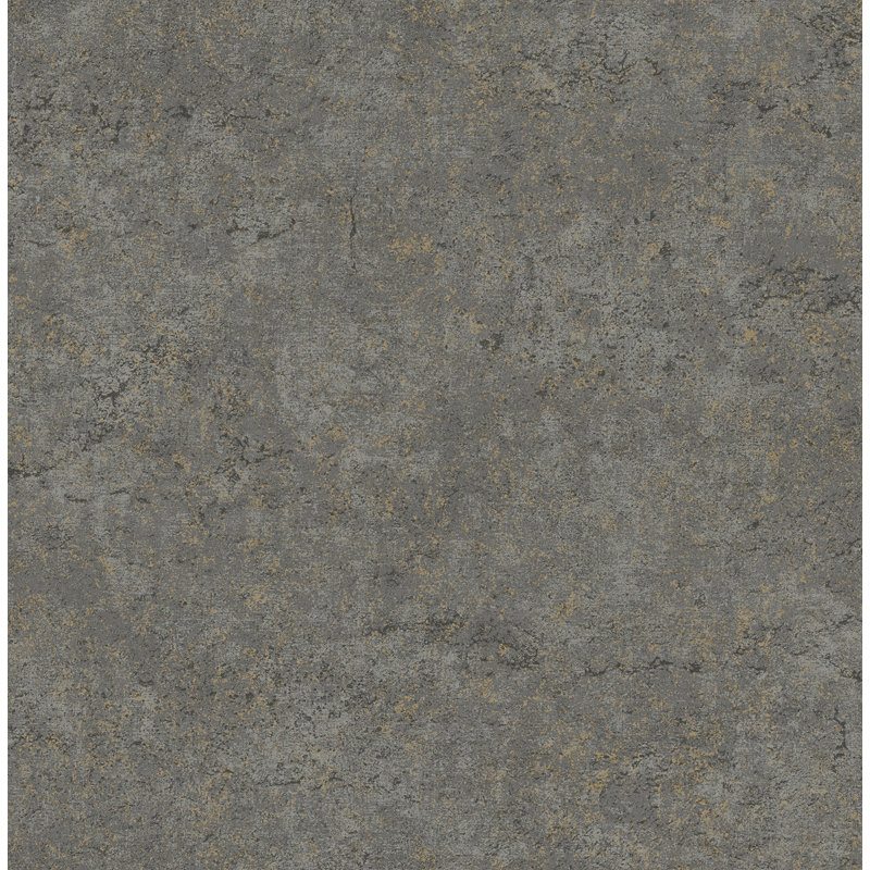 33' L x 20.5" W Wallpaper Roll, Charcoal