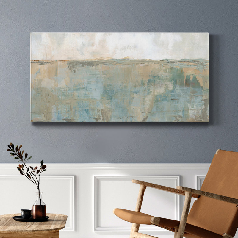 Distant Fields - Wrapped Canvas Print, 8" H x 20" W x 1.5" D