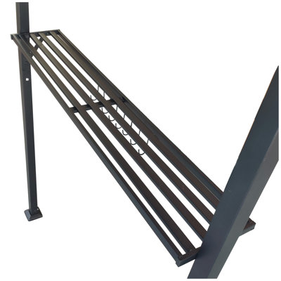 Outdoor Grill Gazebo 8 X 5 Ft, Shelter Tent, Double Tier Soft Top Canopy And Steel Frame With Hook And Bar Counters
