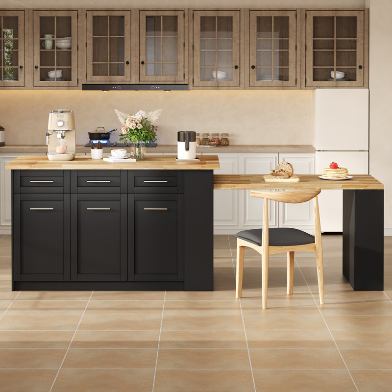 150 cm W Kitchen Island with