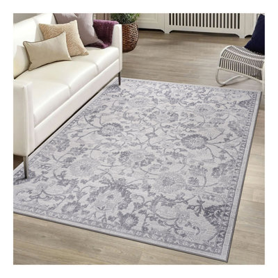 Tapis de salle à manger gris / oriental Collection