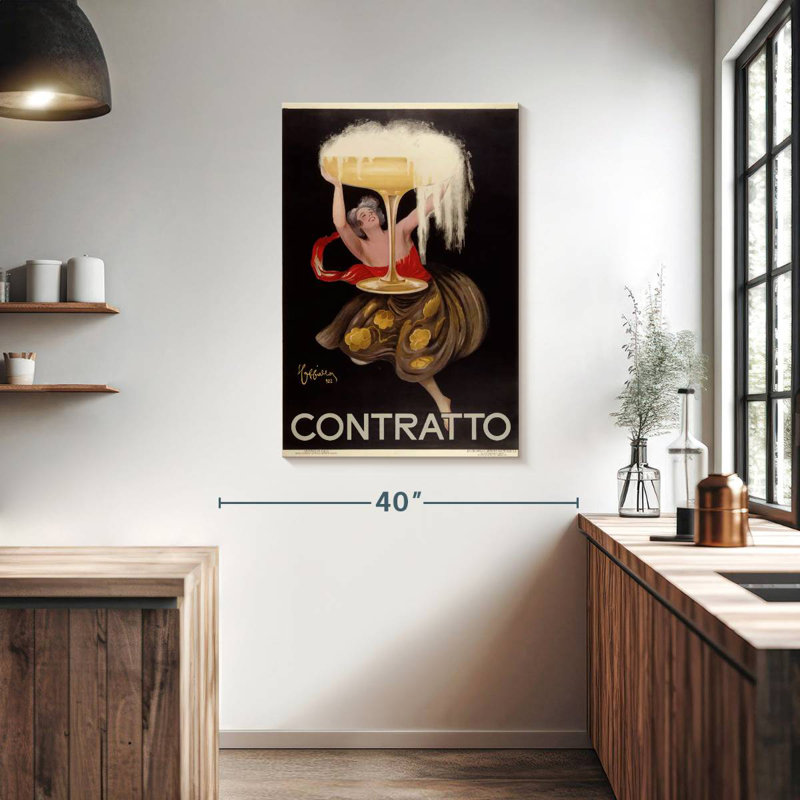 Contratto, 39" H x 26" W
