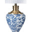 Edie 57cm Toile de Jouy Vintage Style Table Lamp-953521564