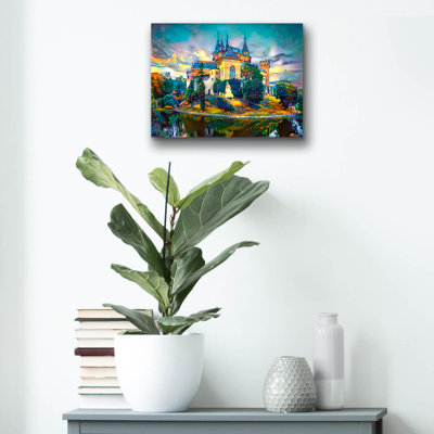 'Slovac Republic Slovakia Bojnice Castle'  by Pedro Gavidia Acrylic Glass Wall Art, 16" x 12"