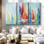 «Fine Day Sailing I», 3 pièces sur toile-98562917