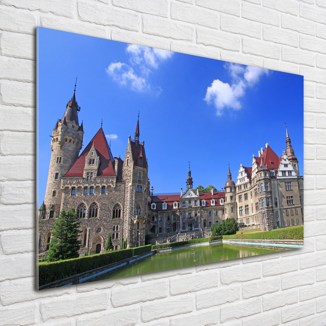 Castle Of Moszna Poland - No Frame Print on Glass