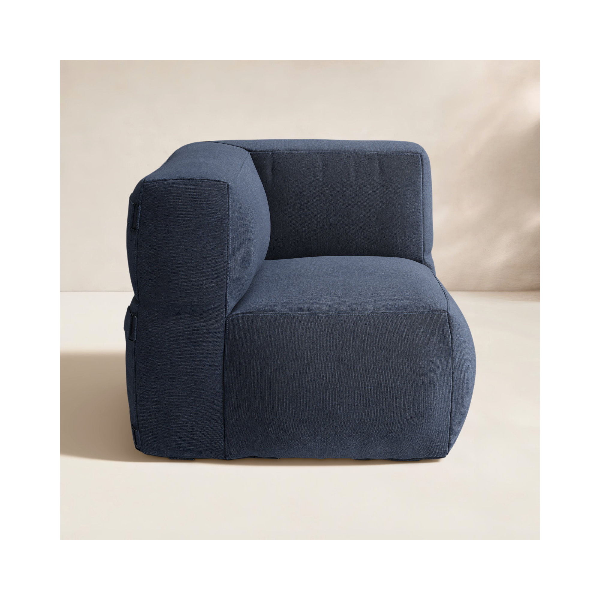 Sunbrella Outdoor Solid Modular Seating, Blue