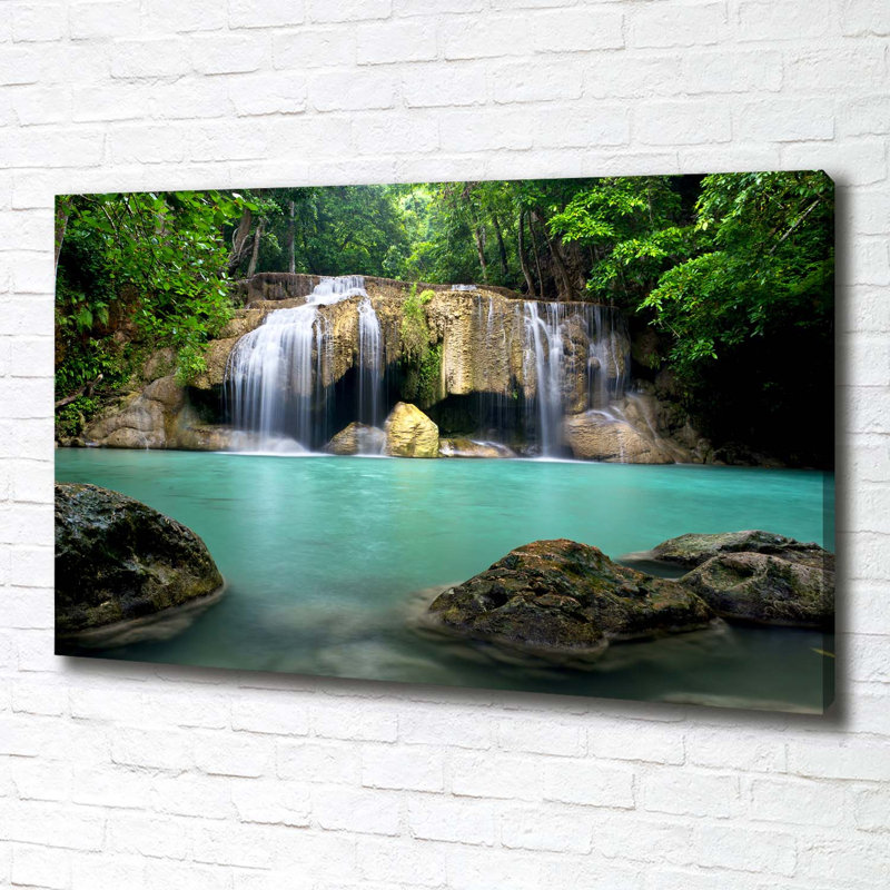 Waterfall - Wrapped Canvas Print