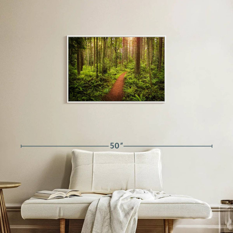 Washington Rainforest, Cadre flottant blanc, 31 po x 21 po
