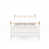 Blanc brillant / or antique est en rupture de stock
