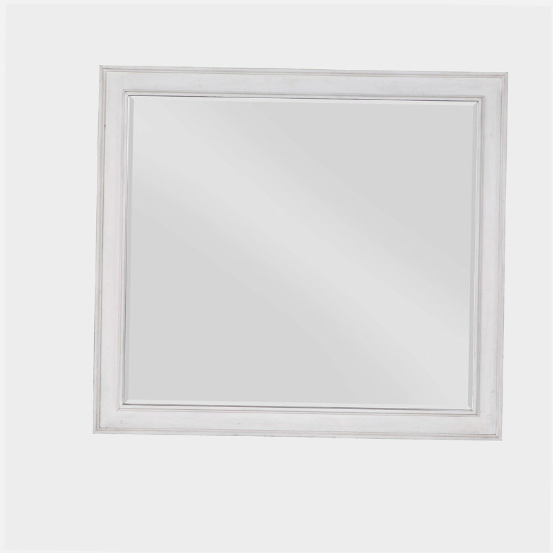 Surface du miroir blanc patiné Cathia