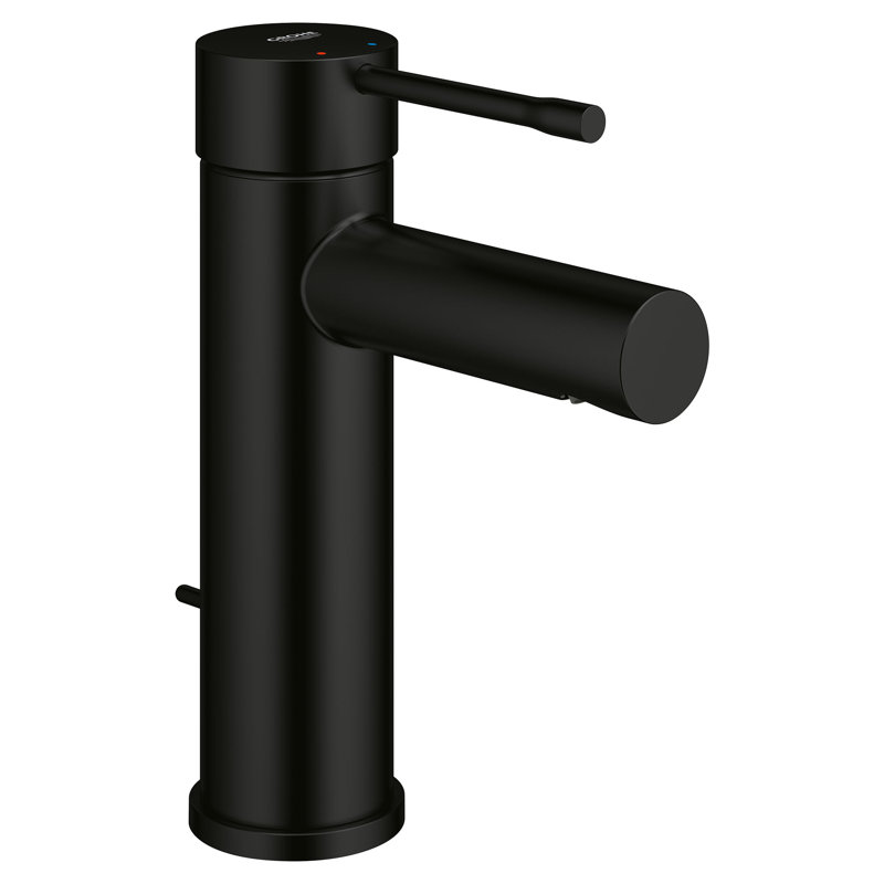 Essence New Single Hole Faucet with Drain Assembly, Matte Black