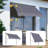 Outdoor Patio Awning - 180G With Rust And Corrosion Resistance 100% Made Adjustable Sun Shade Water For Backyard