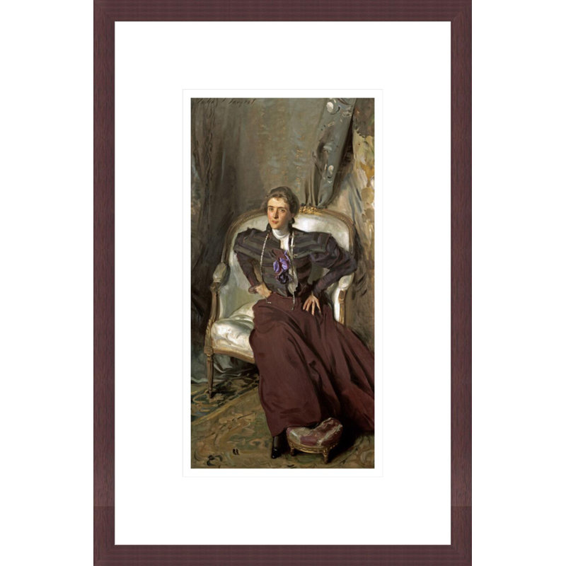 Portrait de Mlle Alice Brisbane 0,25 par John Singer Sargent, H 16,75 po x l 11,2 po