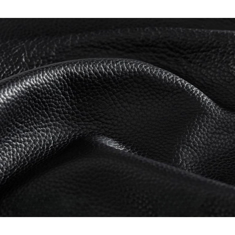 Canapé rétro noir, H 32,28 po x l 88,19 po x P 41,34 po, 2