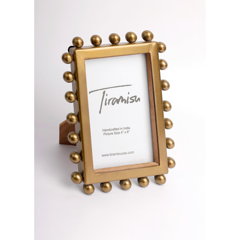 Beaded Edge Iron Picture Frame