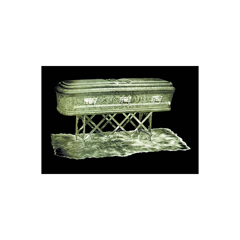 Casket en vert, impression