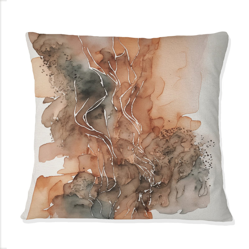Coussin Wanderings In Canyon Ridge IV - Abstract