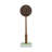 QXG154BLH Desk Table Clock, Brown