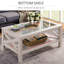 Table basse de style campagnard HOMcom