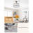Brown Fandelier Ceiling Fans with Lights, 20" Farmhouse Rustic Chandelier Ceiling Fan Remote Control with 6 Speeds for Bedroom, Nursery, Living Room-1443671100
