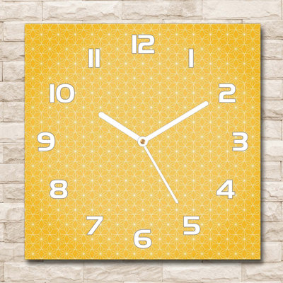 Glass Wall Clock
