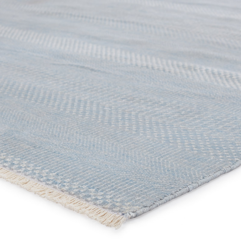 Tapis bleu ciel Radken, Rectangle de 10 pi x 14 pi