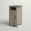Table de bout avec rangement Huckins