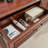 Walnut Aluminium alloy Shoe Storage