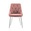 Chaise de salle à manger en velours touffetée Fabriciano-245071935