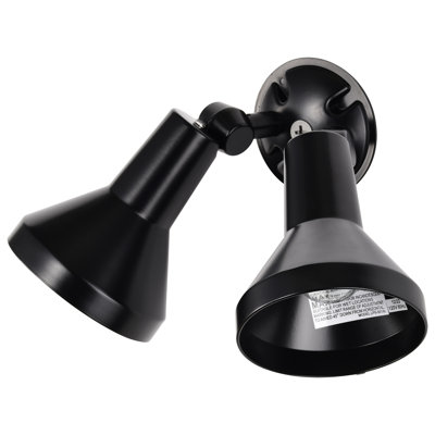  Projecteur d'extérieur de sécurité 15 po 2 lumières Chaidez
