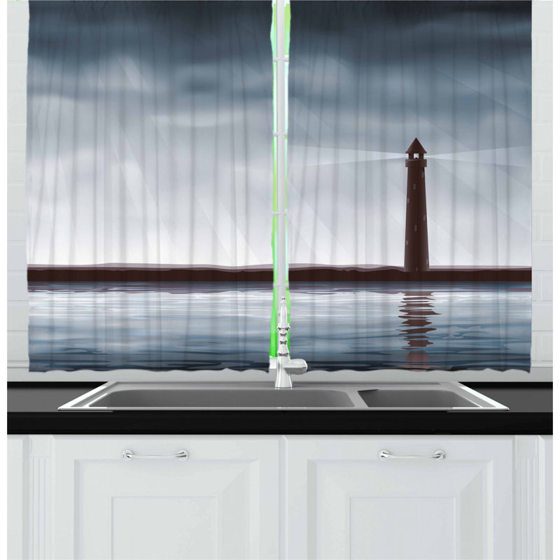 Pointed Kitchen Curtain