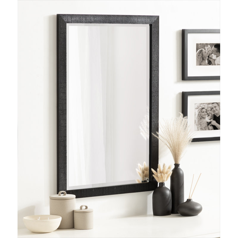 Miroir mural pour salle de bain Farhi, Noir, 20 po x 30 po