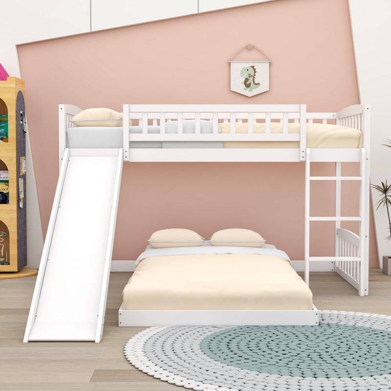 Lits superposés en bois Haldrin par Harriet Bee, Blanc