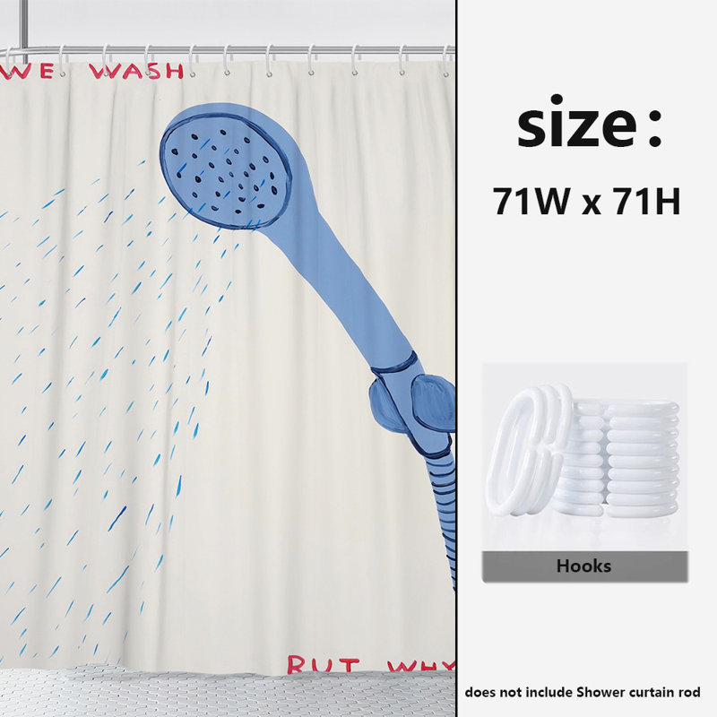 Rideau de douche en polyester