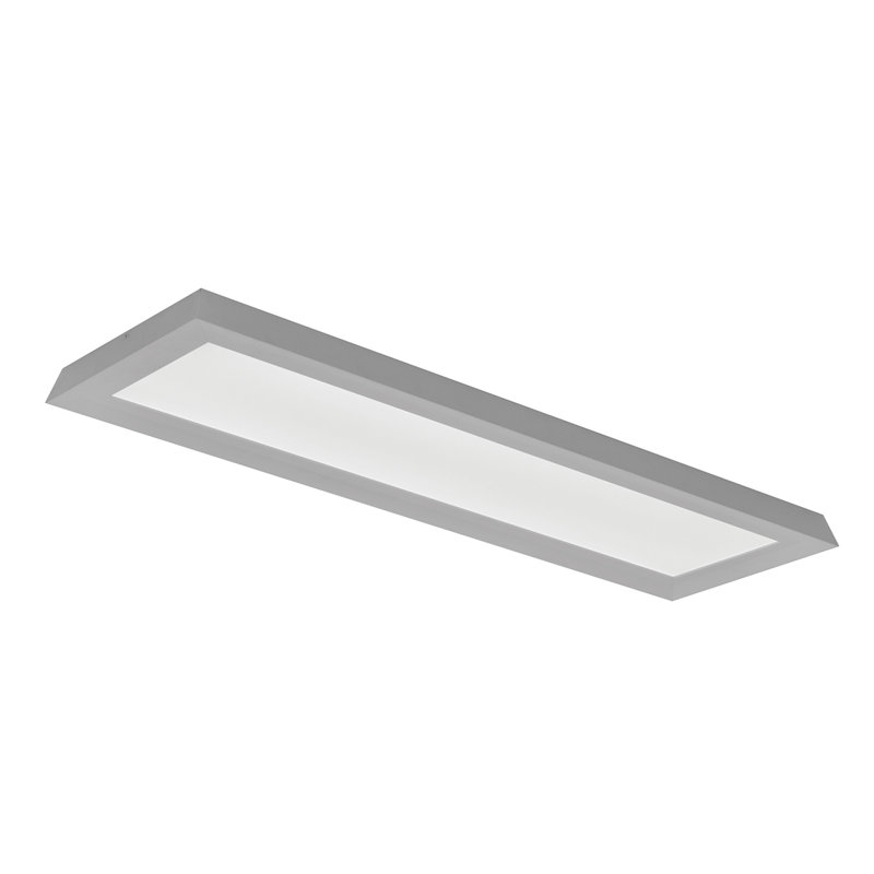 Norvella Acrylic Flush Mount, Satin Nickel