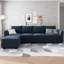 Canapé modulaire en L Sabira-87092911