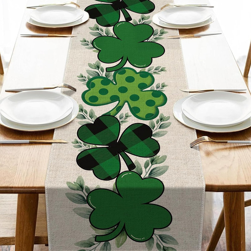 Chemin de table Shamrocks Eucalyptus Buffalo