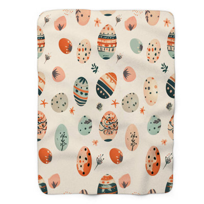 Easter Style - 1 Piece Premium Sherpa Blanket