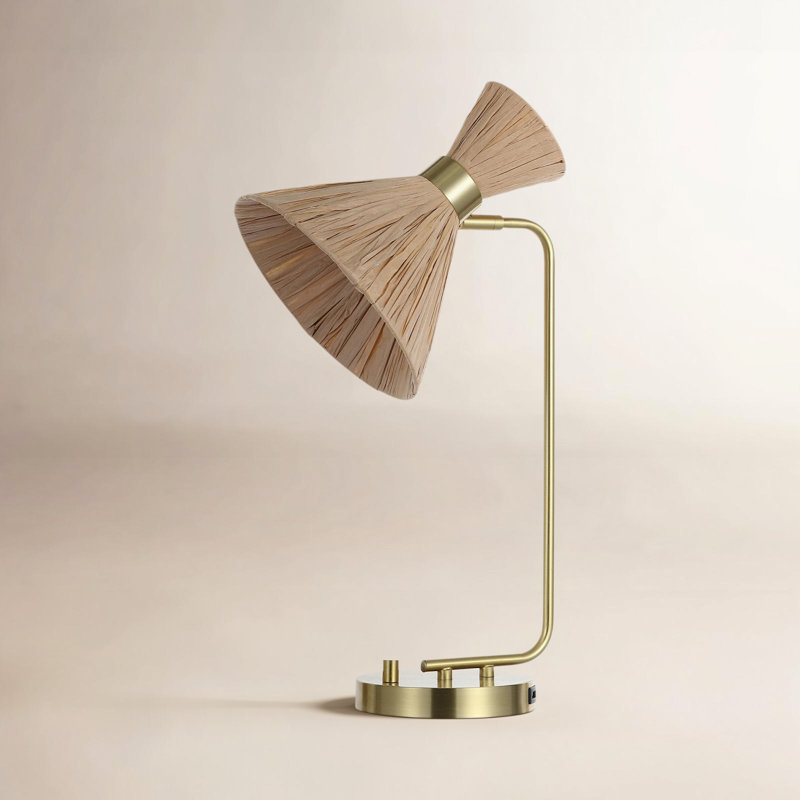 Lampe de bureau en fer Cristo USB