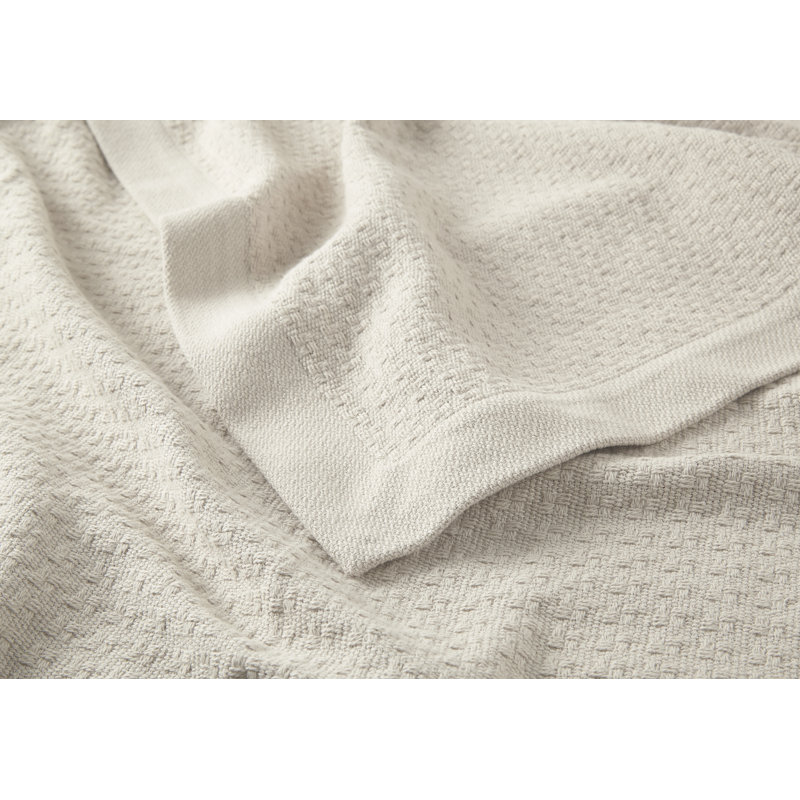 Couverture 100% coton Newport, Simple/Simple TG, Platine