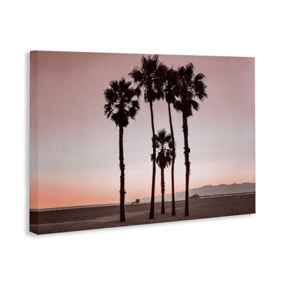  «Cluster of Palm Trees», art mural sur toile par Natalie Carpentieri