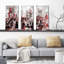 «Toronto Abstract V3 Red» par Ppi Studios, ensemble de 3 reproductions d'art sur toiles tendues-151578717