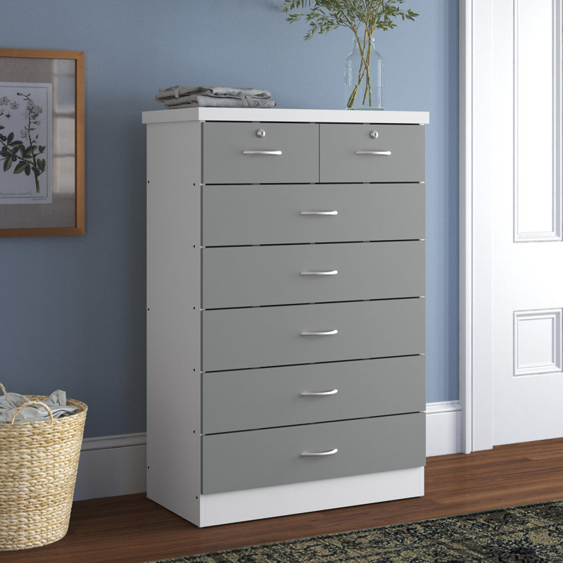 Commode 7 tiroirs l 31,5 po Bencar