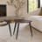 Nesting Tables 2Pc Set Metal And Solid Wood With Space Saving Design