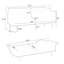 Lit convertible, texture velours, structure en bois brun, convient aux petits espaces - pliables, 2 sièges, coussins mi-doux, pour les salons-1849333105-1849333107