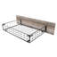 Lit plateforme double en métal avec rangement en chêne naturel-106491489-106491483