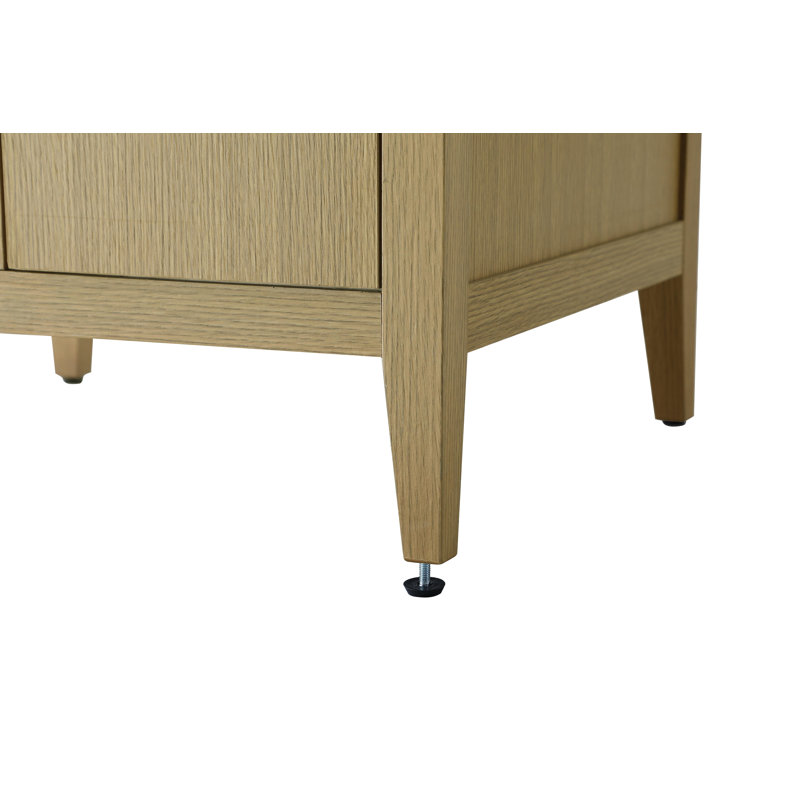 Meuble-lavabo simple 30 po, Brun miel