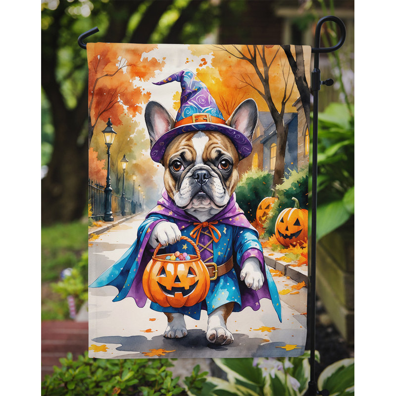 Drapeau du jardin Mastiff, Bouledogue français