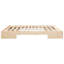 Floor Bed Frame With Storage Solid Pine Wood-804586009-804586012